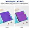 imageAvery Big Tab Reversible Fashion Dividers for 3 Ring Binders 5 Tab Set Retro Pattern 1 Set 24938Assorted