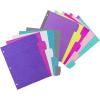 imageAvery Big Tab Reversible Fashion Dividers for 3 Ring Binders 5 Tab Set Retro Pattern 1 Set 24938Assorted