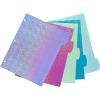 imageAvery Big Tab Reversible Fashion Dividers for 3 Ring Binders 5 Tab Set Retro Pattern 1 Set 24938Holographic Confetti