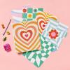 imageAvery Big Tab Reversible Fashion Dividers for 3 Ring Binders 5 Tab Set Retro Pattern 1 Set 24938Retro Pattern