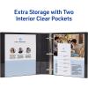 imageAvery Durable View 3 Ring Binders for Home School Supplies Office or Organization Needs 05quot Slant Ring 4 Pack White Binders 033621 Pack