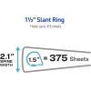 imageAvery Durable View 3 Ring Binders for Home School Supplies Office or Organization Needs 05quot Slant Ring 4 Pack White Binders 033621 Pack