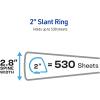 imageAvery Durable View 3 Ring Binders for Home School Supplies Office or Organization Needs 05quot Slant Ring 4 Pack White Binders 0336212 Pack