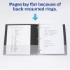 imageAvery Durable View 3 Ring Binders for Home School Supplies Office or Organization Needs 05quot Slant Ring 4 Pack White Binders 0336212 Pack