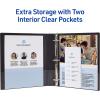 imageAvery Durable View 3 Ring Binders for Home School Supplies Office or Organization Needs 05quot Slant Ring 4 Pack White Binders 0336212 Pack