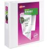 imageAvery Durable View 3 Ring Binders for Home School Supplies Office or Organization Needs 05quot Slant Ring 4 Pack White Binders 033621pack