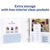 imageAvery Durable View 3 Ring Binders for Home School Supplies Office or Organization Needs 05quot Slant Ring 4 Pack White Binders 033621pack