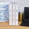imageAvery Durable View 3 Ring Binders for Home School Supplies Office or Organization Needs 05quot Slant Ring 4 Pack White Binders 033624 Pack