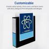 imageAvery Durable View 3 Ring Binders for Home School Supplies Office or Organization Needs 05quot Slant Ring 4 Pack White Binders 033626 Pack