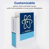 imageAvery Durable View 3 Ring Binders for Home School Supplies Office or Organization Needs 05quot Slant Ring 4 Pack White Binders 033626 Pack