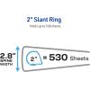 imageAvery Durable View 3 Ring Binders for Home School Supplies Office or Organization Needs 05quot Slant Ring 4 Pack White Binders 033626 Pack