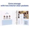 imageAvery Durable View 3 Ring Binders for Home School Supplies Office or Organization Needs 05quot Slant Ring 4 Pack White Binders 033626 Pack