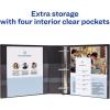 imageAvery HeavyDuty View 3 Ring Binder 3 Inch One Touch Slant Rings 35quot Spine 1 Black Binder 79100One Size Pack of 4