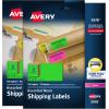 imageAvery Printable Address Labels with Sure Feed 2quot x 4quot Assorted Neon Magenta Green Yellow 150 Blank Mailing Labels 5978Assorted
