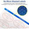 imageAvery Printable Blank Oval Labels 15quot x 25quot Glossy White 180 Customizable Labels 22804Glossy White
