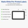 imageAvery Printable Rectangle Labels Black and White Polka Dots 2quot x 3quot Matte White Rectangle Labels Permanent LaserInkjet 80ct Great for Product MerchandisingBlack  White Polka Dots