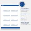 imageAvery Printable Rectangle Labels Black and White Polka Dots 2quot x 3quot Matte White Rectangle Labels Permanent LaserInkjet 80ct Great for Product MerchandisingBlue Waves