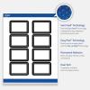 imageAvery Printable Rectangle Labels Black and White Polka Dots 2quot x 3quot Matte White Rectangle Labels Permanent LaserInkjet 80ct Great for Product MerchandisingBlack  White Polka Dots