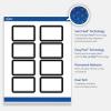 imageAvery Printable Rectangle Labels Black and White Polka Dots 2quot x 3quot Matte White Rectangle Labels Permanent LaserInkjet 80ct Great for Product MerchandisingDouble Black Border
