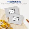 imageAvery Printable Rectangle Labels Black and White Polka Dots 2quot x 3quot Matte White Rectangle Labels Permanent LaserInkjet 80ct Great for Product MerchandisingDouble Black Border