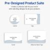 imageAvery Printable Rectangle Labels Black and White Polka Dots 2quot x 3quot Matte White Rectangle Labels Permanent LaserInkjet 80ct Great for Product MerchandisingBlue Waves