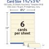 imageAvery Printable Tent Cards with Sure Feed Technology 2quot x 35quot Ivory 160 Blank Place Cards for Laser or Inkjet Printers 5913Ivory