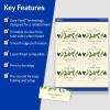 imageAvery Printable Tent Cards with Sure Feed Technology 2quot x 35quot Ivory 160 Blank Place Cards for Laser or Inkjet Printers 5913Ivory