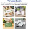 imageAvery Printable Tent Cards with Sure Feed Technology 2quot x 35quot Ivory 160 Blank Place Cards for Laser or Inkjet Printers 5913Ivory