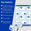 imageAvery Printable Tent Cards with Sure Feed Technology 2quot x 35quot Ivory 160 Blank Place Cards for Laser or Inkjet Printers 5913White
