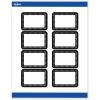 imageAvery Printable Rectangle Labels Black and White Polka Dots 2quot x 3quot Matte White Rectangle Labels Permanent LaserInkjet 80ct Great for Product MerchandisingBlack  White Polka Dots