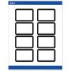 imageAvery Printable Rectangle Labels Black and White Polka Dots 2quot x 3quot Matte White Rectangle Labels Permanent LaserInkjet 80ct Great for Product MerchandisingDouble Black Border
