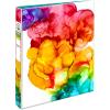 imageAvery  Amy Tangerine Designer Collection Binder 1 Inch Round Rings 175Sheet Capacity Rainbow Inkblot 28341Assorted