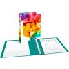 imageAvery  Amy Tangerine Designer Collection Binder 1 Inch Round Rings 175Sheet Capacity Rainbow Inkblot 28341Rainbow Inkbolt