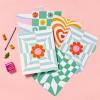 imageAvery 3 Ring Binder 1 Inch Round Rings Retro Collection Flower Power 26802