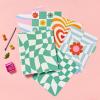 imageAvery 3 Ring Binder 1 Inch Round Rings Retro Collection Groovy Checks 26803