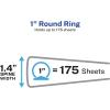 imageAvery 3 Ring Binder 1 Inch Round Rings Retro Collection Groovy Checks 26803