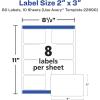 imageAvery Address Labels Sure Feed and Easy Peel Technology Glossy White Labels 1quot x 258quot Permanent LaserInkjet 750 Total 652680 labels
