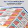 imageAvery Address Labels Sure Feed and Easy Peel Technology Glossy White Labels 1quot x 258quot Permanent LaserInkjet 750 Total 652680 labels