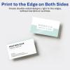 imageAvery Clean Edge Printable Square Cards with Sure Feed Technology Rounded Corners 25quot x 25quot White 180 Blank Cards for Inkjet Printers 35702Glossy White