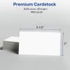 imageAvery Clean Edge Printable Square Cards with Sure Feed Technology Rounded Corners 25quot x 25quot White 180 Blank Cards for Inkjet Printers 35702Matte White
