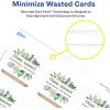 imageAvery Clean Edge Printable Square Cards with Sure Feed Technology Rounded Corners 25quot x 25quot White 180 Blank Cards for Inkjet Printers 35702Matte White