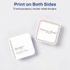 imageAvery Clean Edge Printable Square Cards with Sure Feed Technology Rounded Corners 25quot x 25quot White 180 Blank Cards for Inkjet Printers 35702Matte White