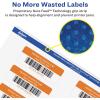 imageAvery Durable Removable Rectangle Labels Sure Feed Technology 1quot x 258quot Matte White Film WaterResistant PrinttoTheEdge LaserPigmentBased Inkjet Printable 400 Total128 labels