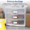 imageAvery Durable Removable Rectangle Labels Sure Feed Technology 1quot x 258quot Matte White Film WaterResistant PrinttoTheEdge LaserPigmentBased Inkjet Printable 400 Total400 labels