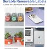 imageAvery Durable Removable Rectangle Labels Sure Feed Technology 1quot x 258quot Matte White Film WaterResistant PrinttoTheEdge LaserPigmentBased Inkjet Printable 400 Total400 labels