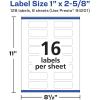 imageAvery Durable Removable Rectangle Labels Sure Feed Technology 1quot x 258quot Matte White Film WaterResistant PrinttoTheEdge LaserPigmentBased Inkjet Printable 400 Total128 labels