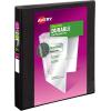 imageAvery Durable View 3 Ring Binders 2 Inch Slant Rings 530Sheet Capacity DuraHinge 28 Inch Wide Spine Customizable Clear Cover and Spine Black Binders 12Pack of 170311 Pack
