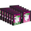 imageAvery Durable View 3 Ring Binders 2 Inch Slant Rings 530Sheet Capacity DuraHinge 28 Inch Wide Spine Customizable Clear Cover and Spine Black Binders 12Pack of 1703112 Pack