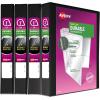 imageAvery Durable View 3 Ring Binders 2 Inch Slant Rings 530Sheet Capacity DuraHinge 28 Inch Wide Spine Customizable Clear Cover and Spine Black Binders 12Pack of 170314 Pack