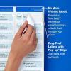 imageAvery Easy Peel Printable Address Labels with Sure Feed 113quot x 4quot White 1400 Blank Mailing Labels for Laser Printers 5162250 labels